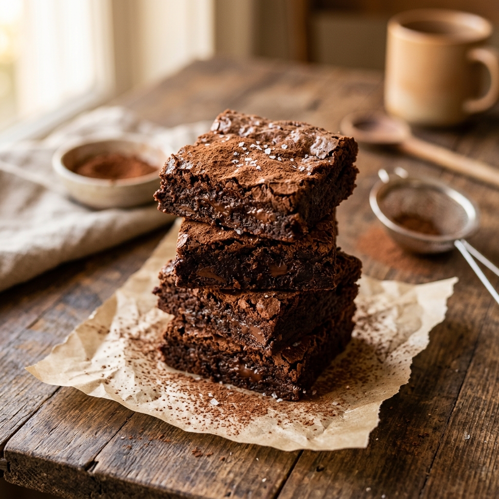 Chocolate Brownies from Sugar Blossoms