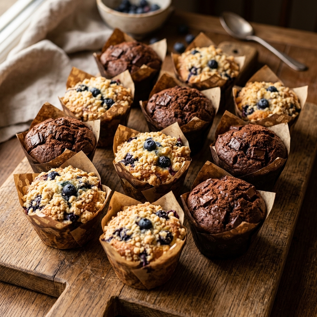 Muffins from Sugar Blossoms